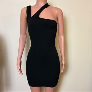 Hera Collection Black One Shoulder Dress